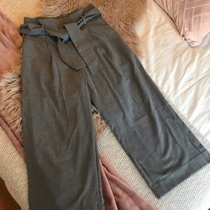 H&M High Waisted Paperbag Pants